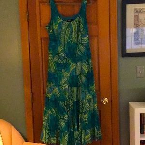 Paisley, tiered dress
